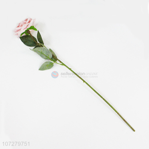 Bottom price wedding decoration artificial rose flower silk cloth flower