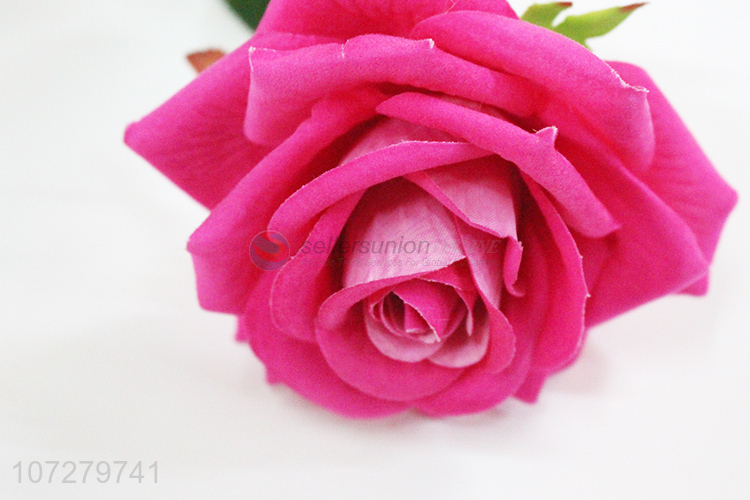 Good price elegant fake rose flower cloth flowers for decoration