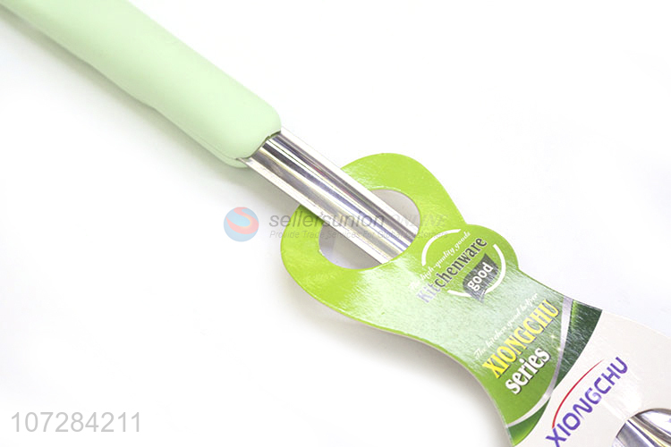 Best Sale Plastic Handle Stainless Steel Tableware Rice Spoon