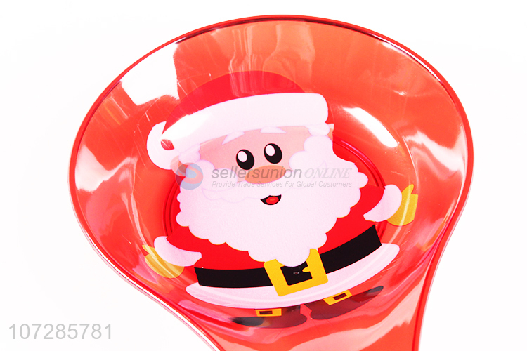 High Quantity Christmas Colorful Plastic Spoon For Promotion