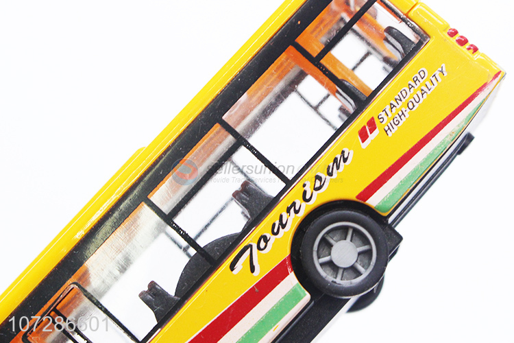 Custom Alloy City Bus Model Toy Vehicle For Children