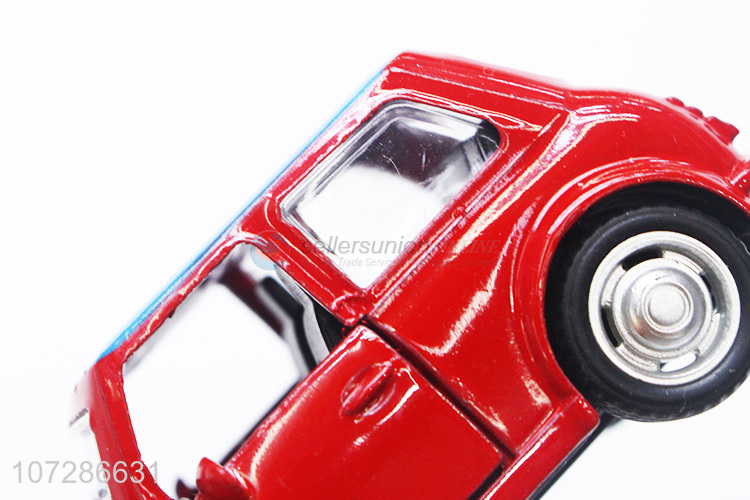 Cartoon Design Alloy Car Model Kids Toy Vehicle