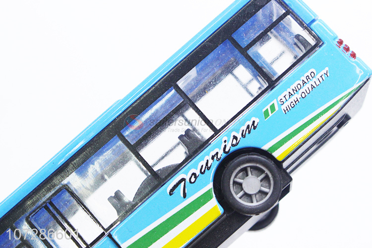 Custom Alloy City Bus Model Toy Vehicle For Children