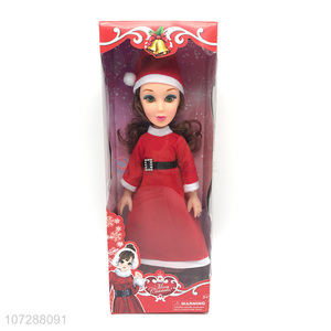 Custom 3D Eyeball Christmas Princess Music Doll