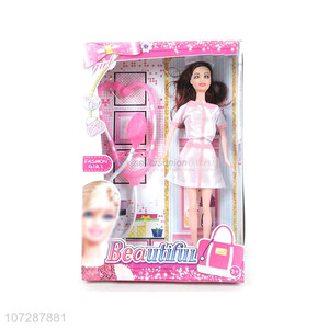 Good Sale 11.5 Inch Solid Body Nurse Doll With Accessories Set