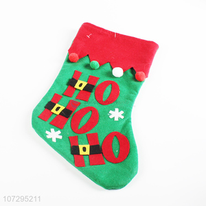 Creative Green Christmas Stocking Christmas Gift Bag