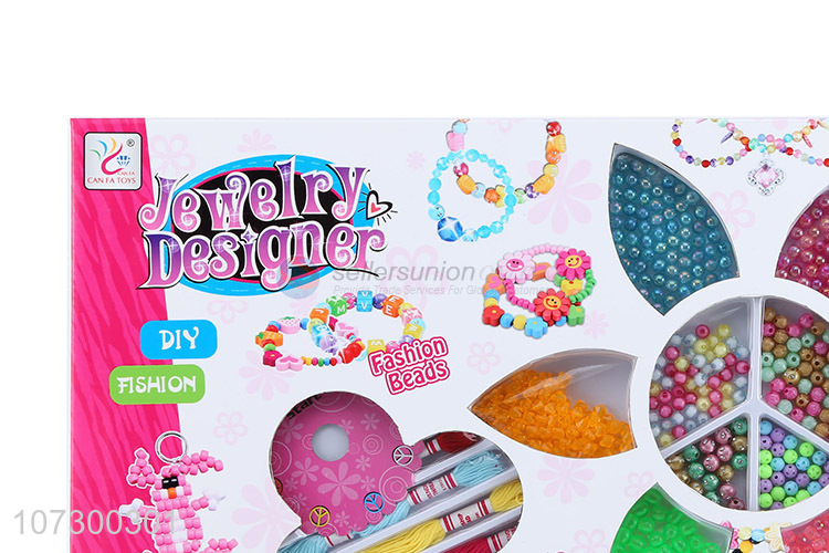 Newest Hot Sale Plastic Diy Kids Diy Bead Jewelry Toy Set