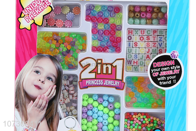 Hot Sale Diy Beads Jewelry Toy Set For Girl Gift