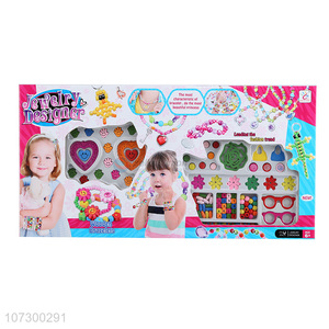 High Sales Diy Beads Toy Set Educational Plastic Toy Kid Handcraft Diy Jewelry Beads Toy