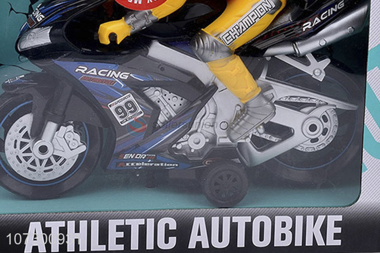 Premium Quality Kids Inertial Athletic Autobike Toy With Music And Light