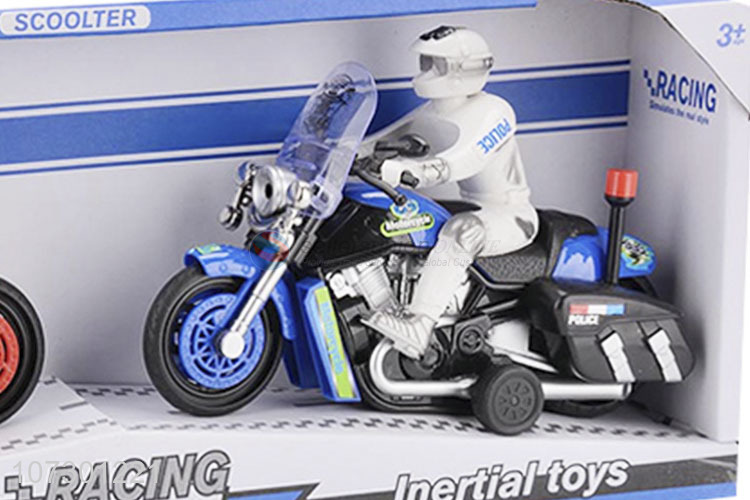 Wholesale New Design Inertial Police Motorcycle Toys Kids Cool Toy