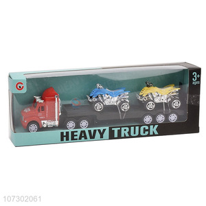 Best Price Car Model Toy Inertia Heavy Trailer Truck Toy Set For Kids