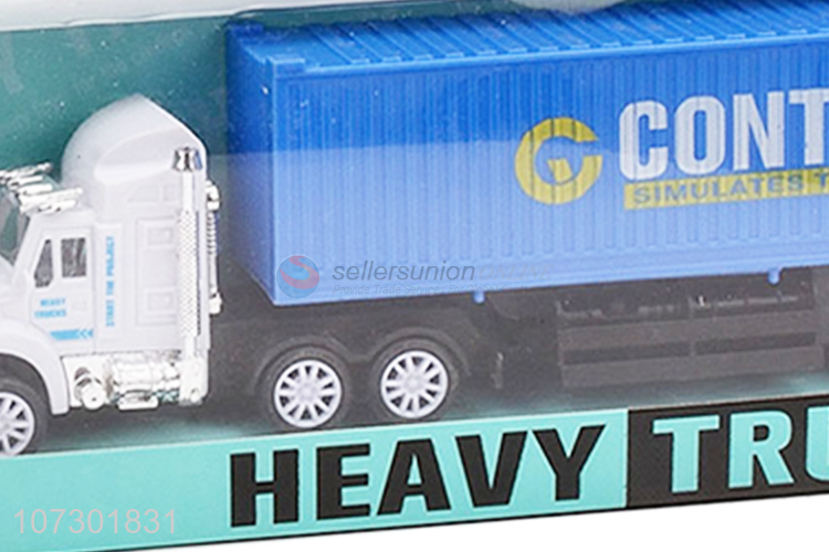 Reasonable Price Inertial Heavy Trailer Friction Truck Toys For Childrens