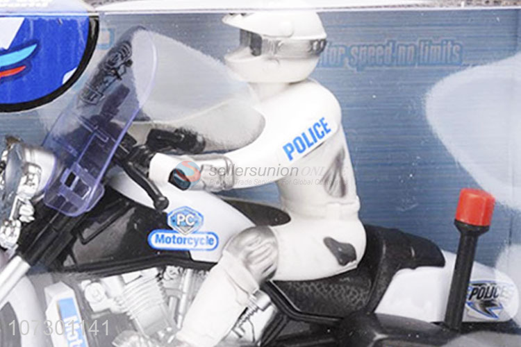 Competitive Price Inertial Police Motorcycle Toys Kids Plastic Toy