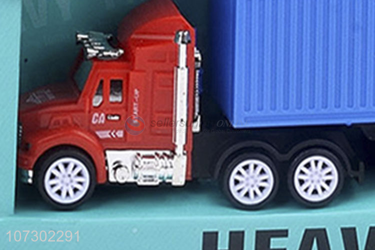 Good Quality Childrens Funny Toys Inertia Heavy Trailer Trucks With Cars