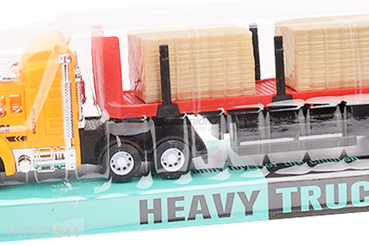 Latest Style Kids Funny Toys Inertial Heavy Trailer Friction Truck Toy