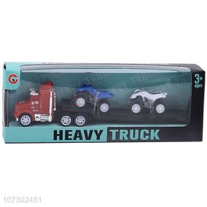 Latest Style Boys Toy Set Inertial Heavy Trailer Truck Friction Truck Toys Set