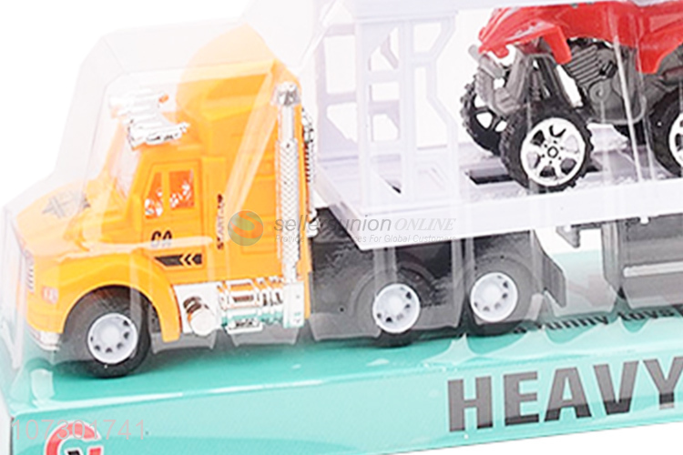 Promotional Price Inertia Heavy Trailer Truck Toy Set Kids Cool Toys