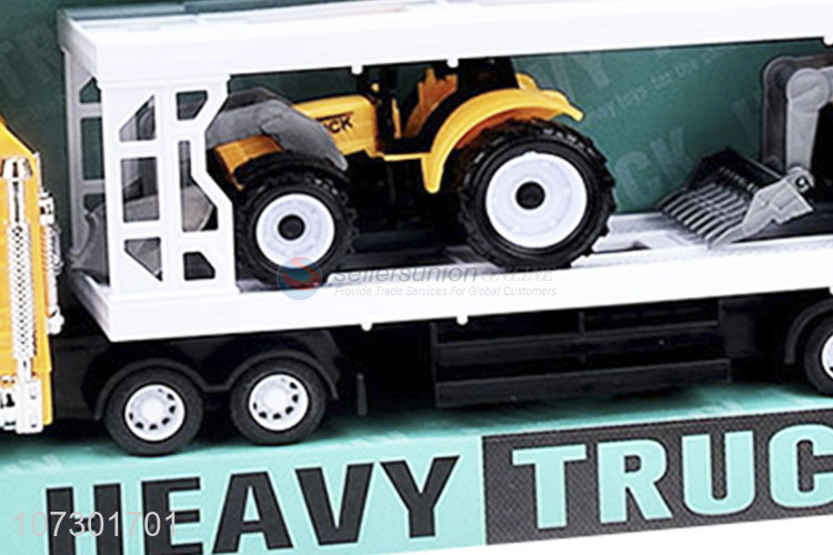 Customized Diecast Truck Model Best Inertia Heavy Trailer Truck Toys Set