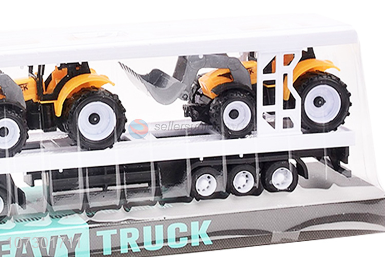 New Design Kids Toy Inertia Heavy Trailer Trucks Model Set Toys