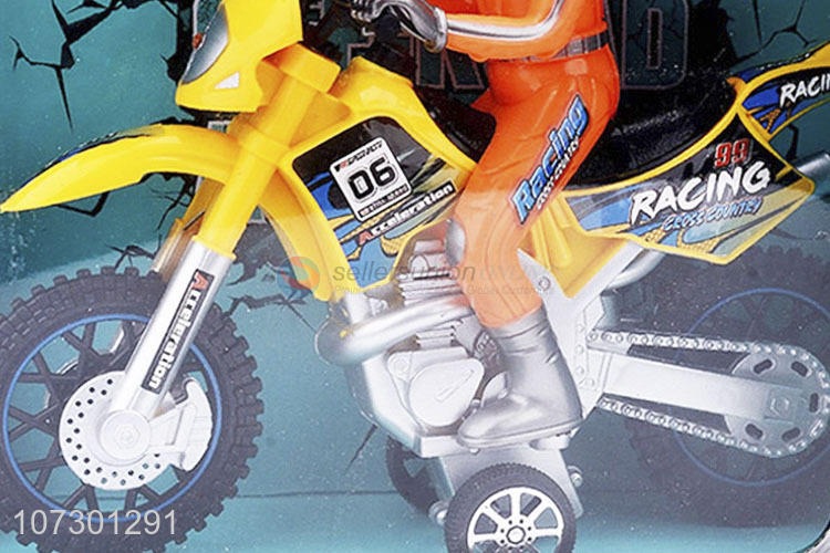 New Popular Plastic Toy Inertial Off-Road Autobike Toy With Light And Music