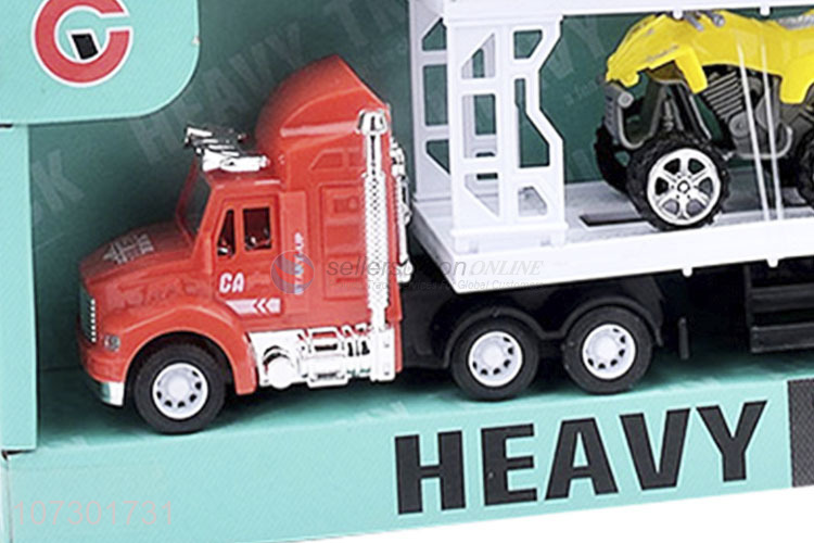 Wholesale Price Inertia Heavy Trailer Truck Toys Set For Kids