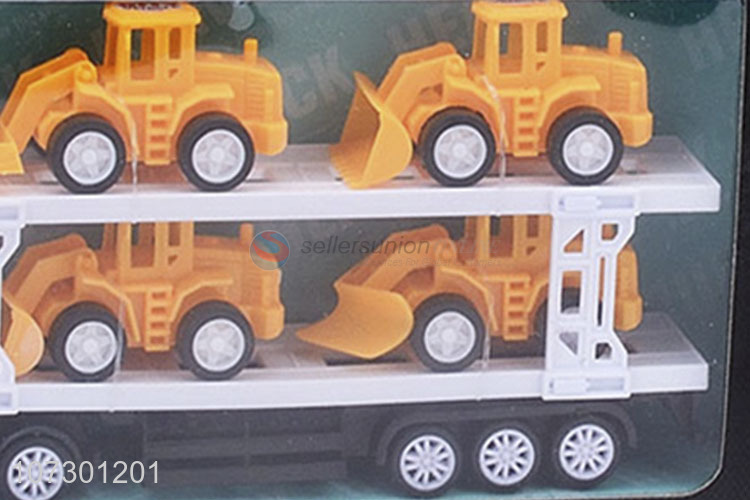 New Products Kids Toy Car Inertia Heavy Trailer Trucks Toys Set