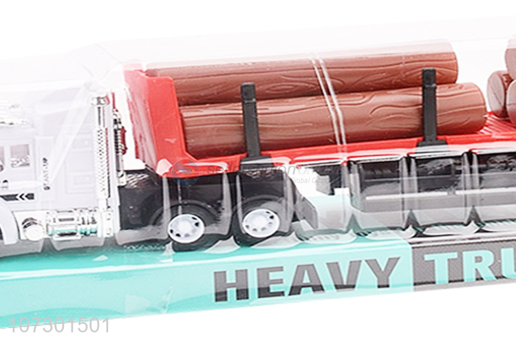 Best Selling Inertial Heavy Trailer Truck Friction Truck Toy For Kids