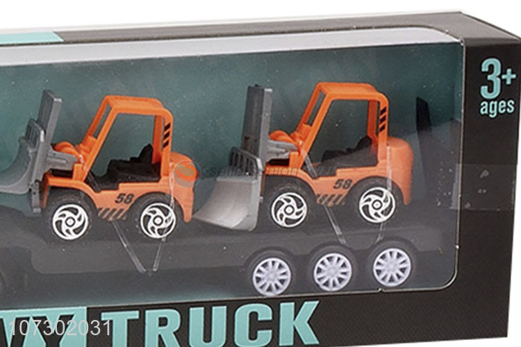 Wholesale Plastic Car Model Toy Inertia Heavy Trailer Truck Toys Set