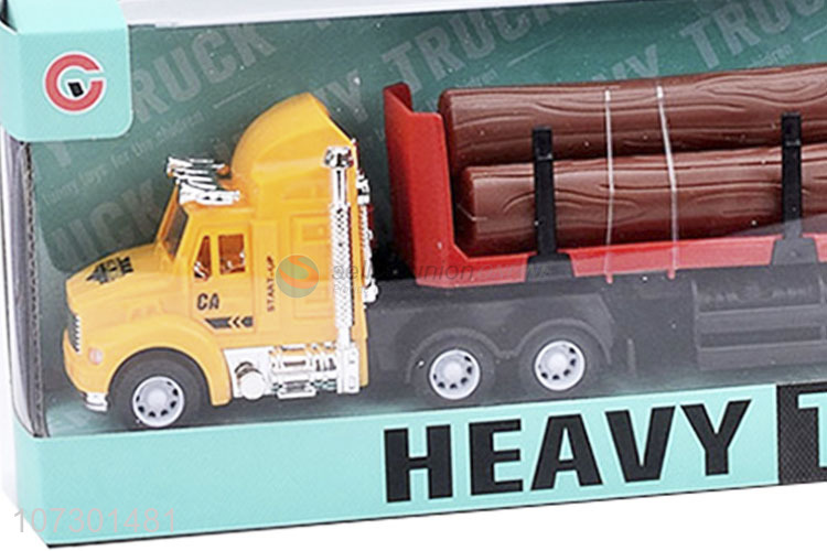 Super Quality Inertia Heavy Trailer Truck Toy Kids Friction Toy Truck