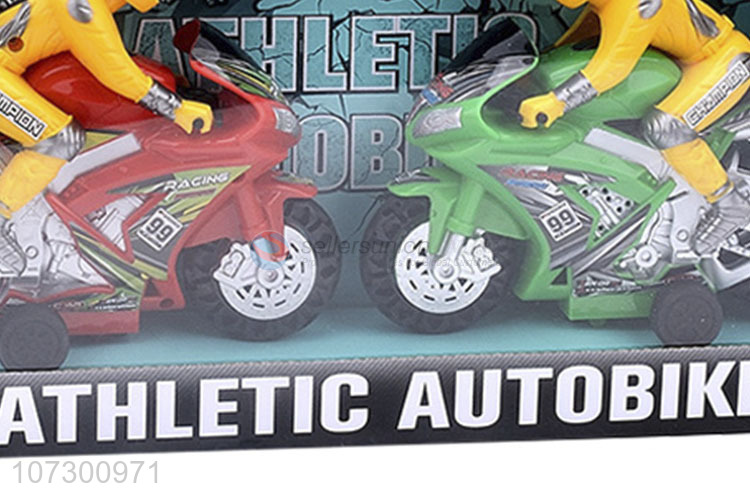 Wholesale Kids Funny Toys Plastic Inertial Athletic Autobike Toy