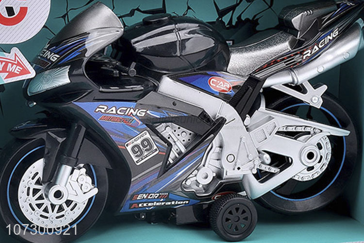 Lowest Price Inertial Plastic Racing Autobike Toys With Music And Light