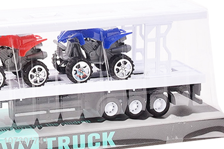 Promotional Price Inertia Heavy Trailer Truck Toy Set Kids Cool Toys