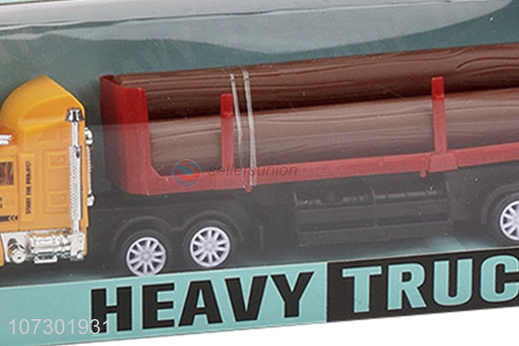 Promotional Price Inertial Trailer Car Heavy Truck Toys For Boys Gift