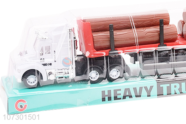 Best Selling Inertial Heavy Trailer Truck Friction Truck Toy For Kids