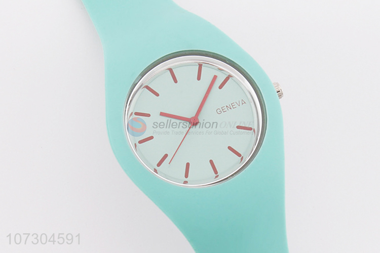 Good Price Silicone Watchband Watches Soft Wristwatch