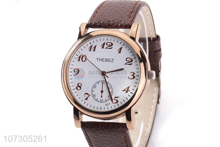 Fashion Style PU Watchband Watches Ladies Wrist Watch