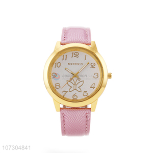 Hot Selling Pink Watchband Casual Watch For Women