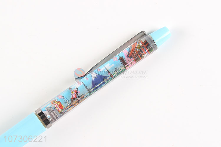 Suitable price school supplies cartoon plastic ball pens for students