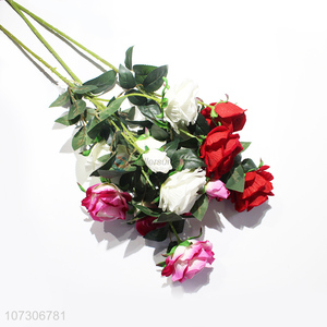 Fashion Decoration Artificial Flower Beautiful Simulation Rose