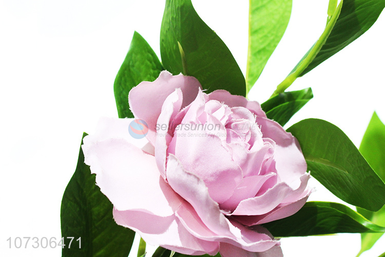 Good Sale 3 Heads Camellia Fashion Artificial Flower