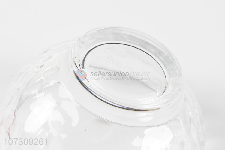 Wholesale Price Glass Food Container Clear Glass Bowl Set