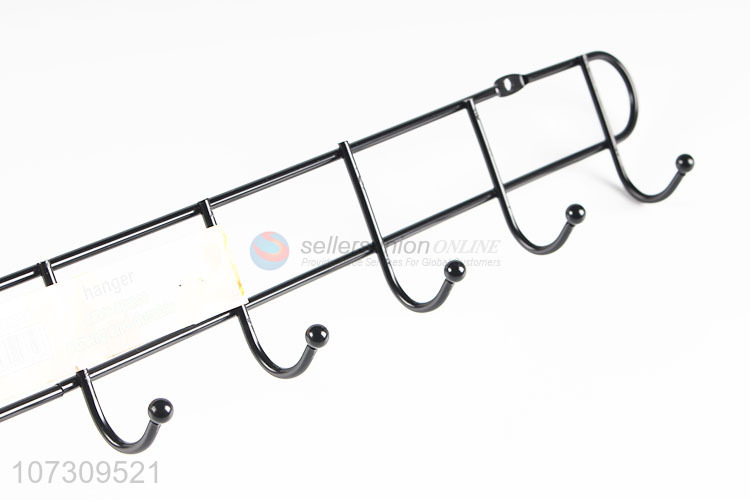 Contracted Design Iron Wire 10 Hooks Rack Wall Mounted Hanger Hooks