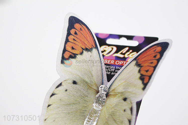 High Sales Butterfly Shaped Fiber Optic Led Light For Decoration Or Gift Packing