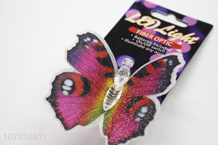 Good Factory Price Glowing Simulation Fiber Optic Butterfly Led Light