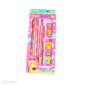 Good Quality Cartoon Printing Pencils Stationery Set