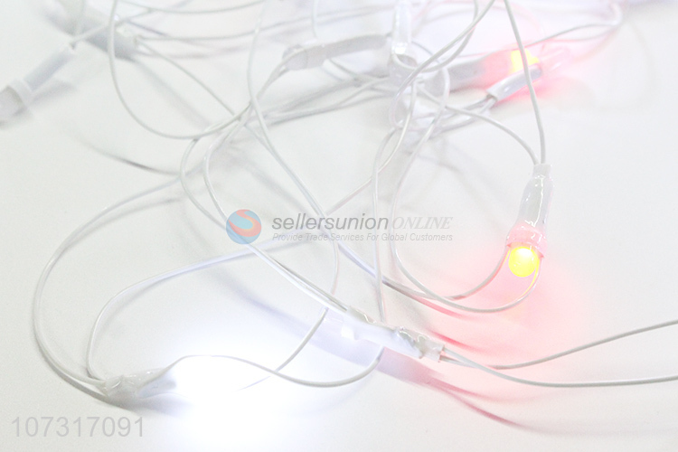 Good Sale 100 LED White Wire Colorful V8 Lights With Tail Plug