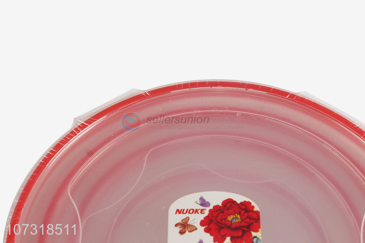 China supplier 4pcs transparent lock&lock preservation box crisper for microwave oven