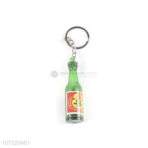 Wholesale Promotional Gift Beer Bottle Shape Key Chain