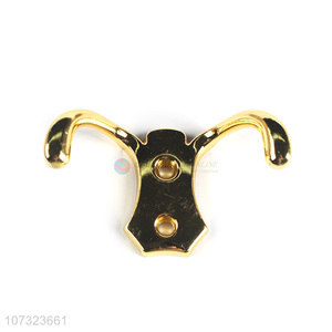 Wholesale Double Prongs Wall Mounted Coat Hat Hanger Hook